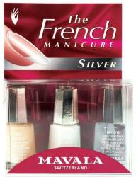 MAVALA Set pentru manichiură french „Silver - Mavala Kit Natural French Silver