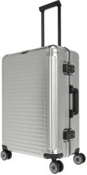 Travelite Next grafit metál alumínium 4 kerekű csatos nagy bőrönd (79949-04)
