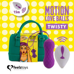 FeelzToys Bile jucause Motion Love cu telecomanda Vibrator