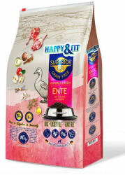 Happy&Fit Happy&Fit Superior Grain Free Hypo Kacsa, halolaj és alma 2x10kg