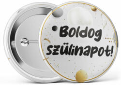 Partikellékek Boldog szülinapot szülinapi elegáns kitűző