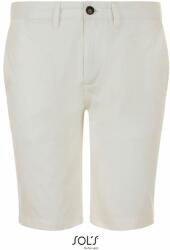 SOL'S Shorți de bumbac Jasper - Albă | 44 (SOLS-01659-1000113873)