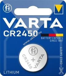VARTA Professional Electronics CR2450 (6450) 3V 1db/csomag gombelem Lithium