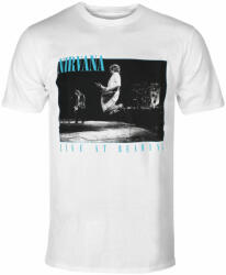 NNM Tricou pentru bărbați Nirvana - Live in Reading - alb - MC858