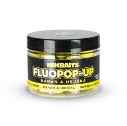 Mikbaits POP-UP FLUO BOJLI 150ml - BANÁN KÖRTE 18mm
