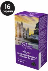 Italian Coffee 16 Capsule Italian Coffee Milano Dolce - Compatibile Cremesso