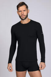 Enrico Coveri Bluză cu mânecă lungă, neagră negru XL
