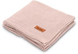 Sensillo Paturica de bumbac tricotata sensillo 100x80 cm roz - bekid