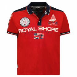 Geographical Norway tricou polo pentru bărbați KAMACHO SS MEN 100 Rosu M