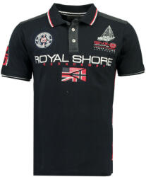 Geographical Norway tricou polo pentru bărbați KAMACHO SS MEN 100 Negru L