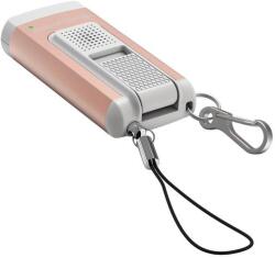 Ledlenser K6R safety tölthető kulcstartós lámpa/riasztóval Li-ion 400lm rózsa-arany (K6RRG-502581)