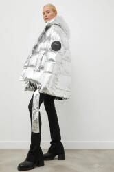 MMC STUDIO pehelydzseki Jesso Gloss női, szürke, téli, oversize - ezüst Univerzális méret