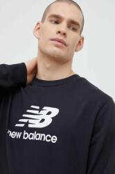 New Balance felső fekete, férfi, mintás - fekete L