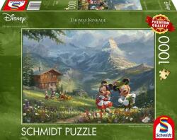 Schmidt Spiele Disney - Mickey & Minnie az Alpokban 1000 db-os (59938)