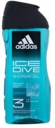 Adidas Ice Dive Shower Gel 3-In-1 gel de duș 250 ml pentru bărbați