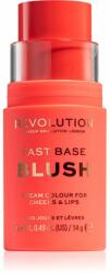Makeup Revolution Fast Base balsam tonic pentru buze si obraji culoare Bloom 14 g