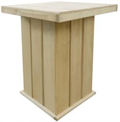 vidaXL Masă de bar, 75 x 75 x 110 cm, lemn de pin tratat (44910)
