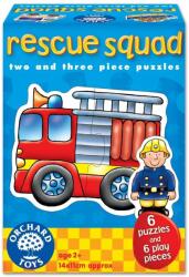 Orchard Toys Set 6 puzzle Echipa de salvare (2 si 3 piese) RESCUE SQUAD (OR204) - top10toys