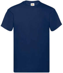 Fruit of the Loom Férfi póló Rövid ujjú Fruit of the Loom Original Full Cut T-Shirt - 5XL, Sötétkék (navy)