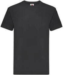Fruit of the Loom Uniszex póló Rövid ujjú Fruit of the Loom Super Premium Tee - 5XL, Fekete
