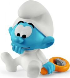 Schleich Figurina Schleich The Smurfs - Bebe Smurf cu zornaitoare (20830)