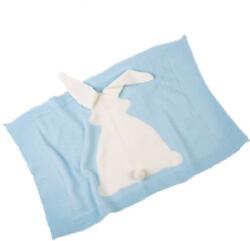 Llorens Llorens: Kék nyuszis pléd újszülött babáknak (00101) (00101)