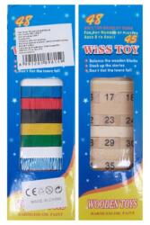 Magic Toys Színes vagy számos fa Jenga ügyességi játék több változatban (MKL189815)