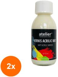 Atelier Set 2 x Vernis Acrilic Mat Atelier - 125 ml (CUL-2xAT671125)