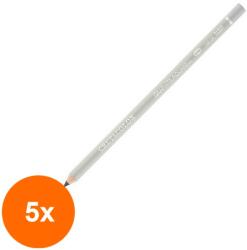 CRETACOLOR Set 5 x Creion Grafit Acuarelabil Cretacolor, Tarie 4 B (CUL-5x180 04)