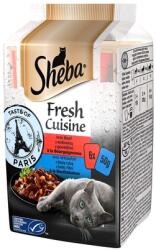 Sheba PEDIGREE Fresh Cuisine Taste of Paris felnőtt nedves macskaeledel marhahússal, fehér hallal tasak 72x50g