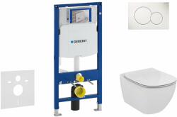Geberit Duofix - Set de instalare încastrată, toaletă și capac Ideal Standard Tesi, clapetă Sigma01, alb alpin 111.300. 00.5 NF1 (111.300.00.5 NF1)