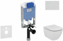 Ideal Standard ProSys - Set de instalare încastrată, toaletă și capac Tesi, clapetă Oleas M1, Aquablade, SoftClose, crom mat ProSys80M SP77 (ProSys80M SP77)