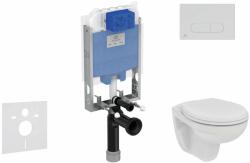 Ideal Standard ProSys - Set de instalare încastrată, toaletă și capac Eurovit, clapetă Oleas M1, Rimless, SoftClose, alb ProSys80M SP124 (ProSys80M SP124)