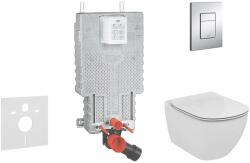 GROHE Uniset - Set de instalare încastrată, toaletă și capac Ideal Standard, clapetă Skate Cosmo, Aquablade, SoftClose, crom 38643SET-KU (38643SET-KU)