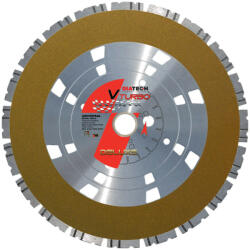 Diatech V-Turbo gyémánt vágótárcsa betonhoz 350x10x30/25, 4mm (DIA-LE-V350) - megatool
