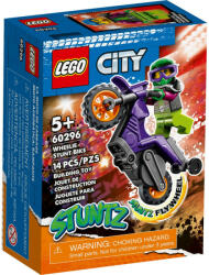LEGO CITY MOTOCICLETA DE CASCADORIE WEELIE 60296 SuperHeroes ToysZone