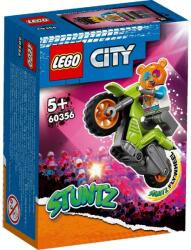 LEGO CITY STUNTZ MOTOCICLETA DE CASCADORIE CU URS 60356 SuperHeroes ToysZone