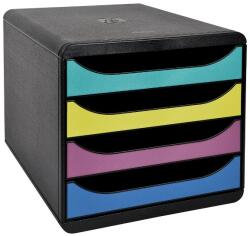 Exacompta Organizator Exacompta Forever, 4 sertare, 347x278x267 mm, negru (FA104293)