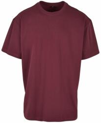 Build Your Brand Tricou pentru bărbați Heavy Oversize Tee - Cherry | 2XL (BY102-1000343156)