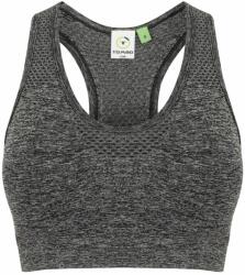 Tombo Bustieră crop top de sport pentru femei - Gri închis prespălat | L (TL696-1000237413)