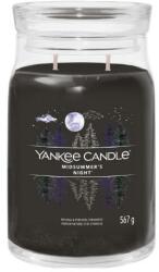Yankee Candle Lumânare parfumată în borcan Midsummer's Night, 2 fitiluri - Yankee Candle Singnature 368 g