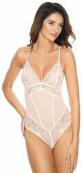Gorteks Charlize csipkés luxusbody, fehér, XL