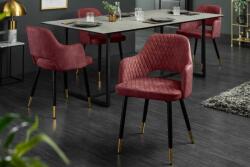 LuxD Design szék Laney piros bársony