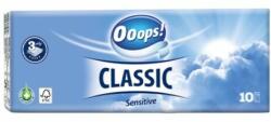 Ooops! Papírzsebkendő Ooops! Classic Sensitive 3 rétegű 10x10 db-os (KPC30101160) - fotoland