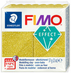 FIMO Effect süthető gyurma, 57 g - csillámos arany (8010-112)