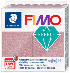 FIMO Effect süthető gyurma, 57 g - csillámos rózsa arany (8010-212)