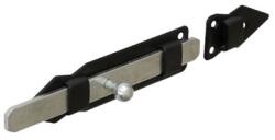 Domax Tolózár+ütköző E gombos 170 x 40 mm fekete (86562)