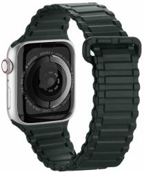 DuxDucis Curea silicon DuxDucis Magnetic Silicone Armor compatibila cu Apple Watch 4/5/6/7/8/SE/Ultra 42/44/45/49mm Verde (6934913035467)