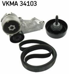 SKF Set curea transmisie cu caneluri SKF VKMA 34103 (VKMA 34103) - automobilus