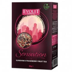 VEDDA Ceai vrac Sunshine Strawberry Fruit Tea Evolet Premium Sensation 80g